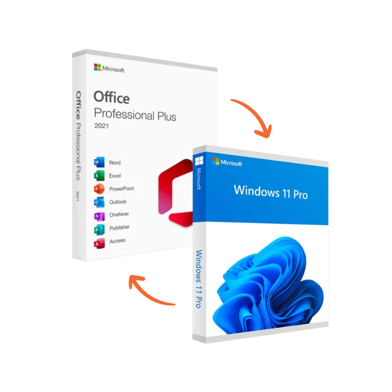 Windows 11 Pro + Office 2021 Pro Plus - Pack
